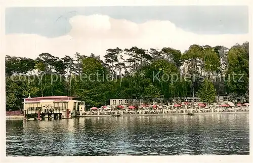 AK / Ansichtskarte Wannsee Pavillon am Stoelpchensee Gasthaus Restaurant Wannsee