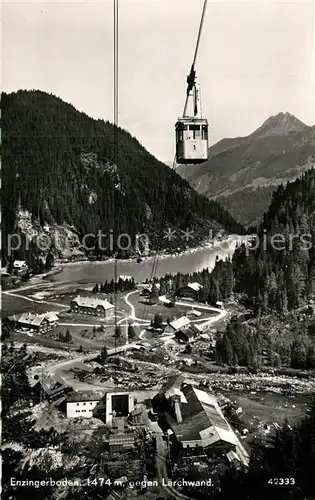 AK / Ansichtskarte Enzingerboden Seilbahn gegen L?rchenwald 