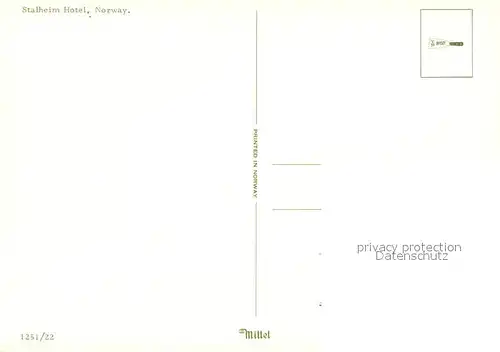 AK / Ansichtskarte Stalheim_Norwegen Hotel  Stalheim Norwegen