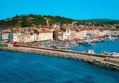 AK / Ansichtskarte Saint Trojan les Bains Fliegeraufnahme Hafen Saint Trojan les Bains