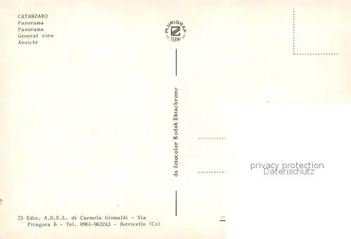 AK / Ansichtskarte Catanzaro  Catanzaro