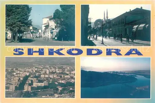 AK / Ansichtskarte Shkodra_Albanien Fliegeraufnahme Shkodra Albanien