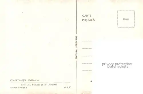 AK / Ansichtskarte Constanta Delfinariul Constanta