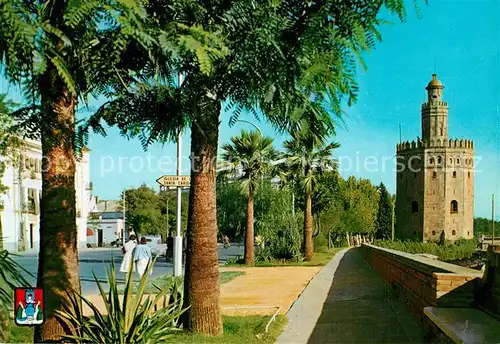 AK / Ansichtskarte Sevilla_Andalucia Torre del Oro Sevilla_Andalucia