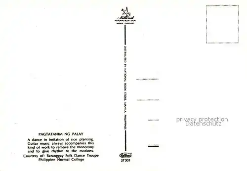 AK / Ansichtskarte Landwirtschaft Pagtatanim NG Palay Rice planting Guitar music 