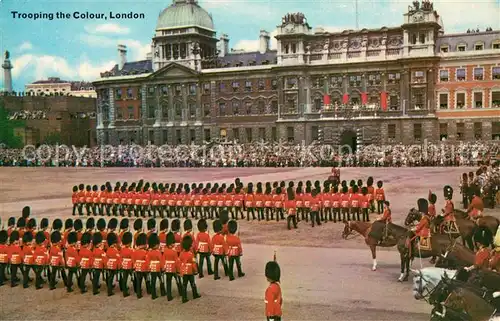 AK / Ansichtskarte Leibgarde_Wache Trooping the Colour London  