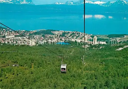 AK / Ansichtskarte Narvik View from the mountain lift Narvik