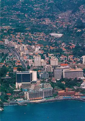 AK / Ansichtskarte Funchal Fliegeraufnahme Funchal