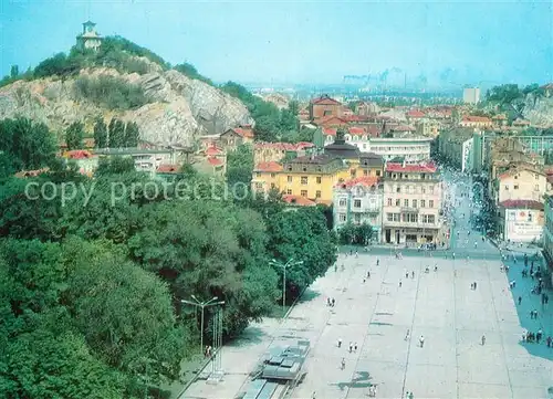 AK / Ansichtskarte Plovdiv Stadtpanorama Platz Plovdiv