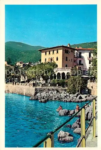 AK / Ansichtskarte Opatija_Istrien Hafenpromenade Opatija_Istrien