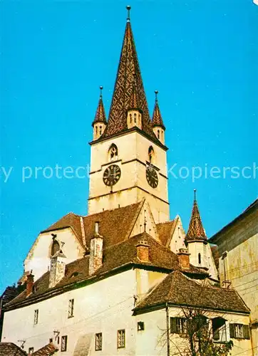 AK / Ansichtskarte Sibiu_Hermannstadt Biserica evanghelica Evangelische Kirche Sibiu_Hermannstadt