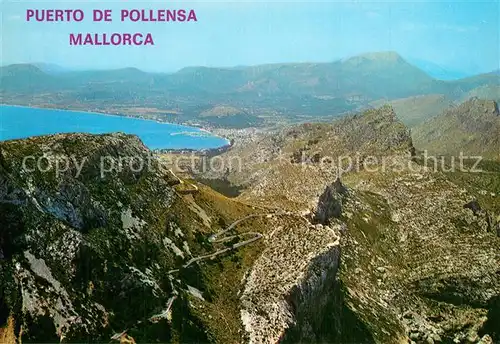 AK / Ansichtskarte Puerto_de_Pollensa Fliegeraufnahme Puerto_de_Pollensa