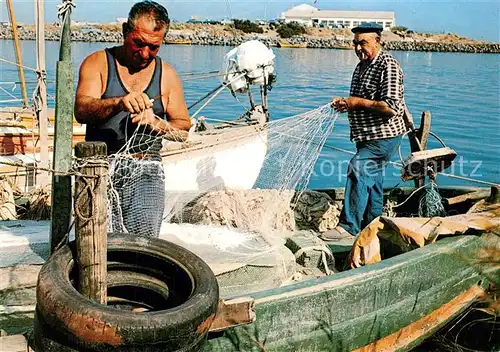 AK / Ansichtskarte Fischerei Remmaillage de Filets  