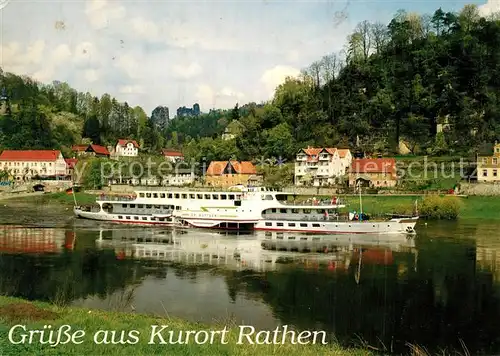 AK / Ansichtskarte Motorschiffe J. F. B?ttger Rathen 