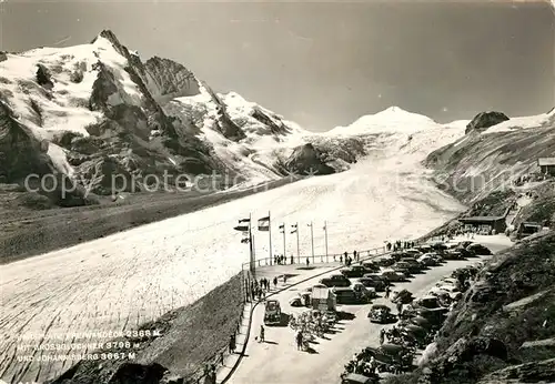 AK / Ansichtskarte Gletscher Parkplatz Freiwandeck Grossglockner Johannisberg 