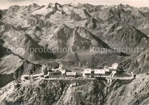 AK / Ansichtskarte Observatorium_Sternwarte_Urania Pic du Midi de Bigorre Vue aerienne  