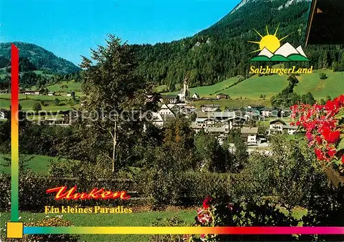 AK / Ansichtskarte Unken Sommerfrische Saalachtal Unken