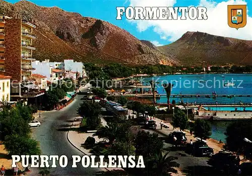 AK / Ansichtskarte Puerto_Pollensa Uferstrasse Hotels Puerto_Pollensa