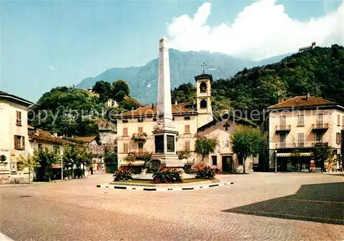 AK / Ansichtskarte Bellinzona Platz Denkmal Kirche Bellinzona