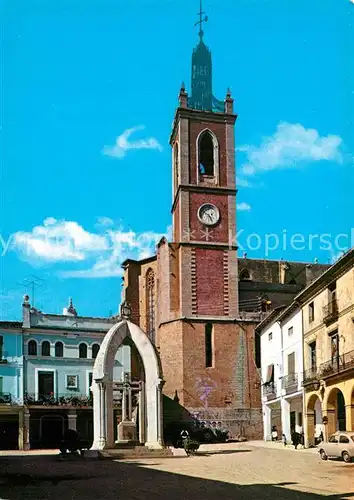 AK / Ansichtskarte Sagunto Plaza de los Martires e Iglesia Sagunto