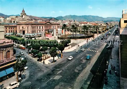 AK / Ansichtskarte Messina Piazza Municipio e Corso Garibaldi Messina