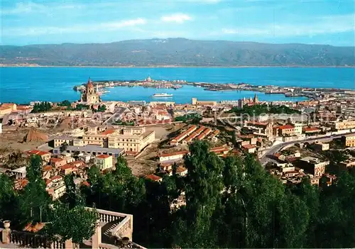 AK / Ansichtskarte Messina Panorama del Porto e dello Stretto Messina