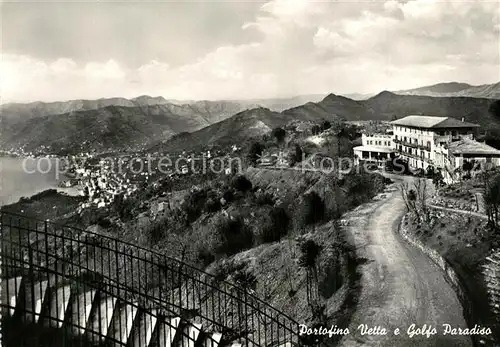 AK / Ansichtskarte Portofino_Vetta Panorama Golfo Paradiso Portofino Vetta