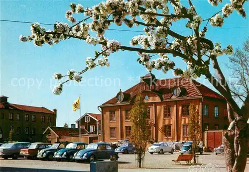 AK / Ansichtskarte Mariefred Radhuset Rathaus Baumbluete Mariefred