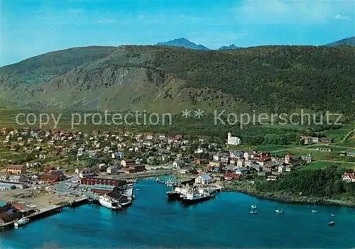 AK / Ansichtskarte Melbu_Vesteralen Fliegeraufnahme Melbu_Vesteralen