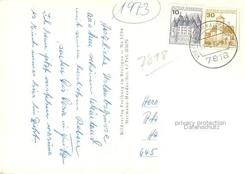 AK / Ansichtskarte Achkarren Gesamtansicht Landschaftspanorama Weinberge Kirche Brunnen Achkarren