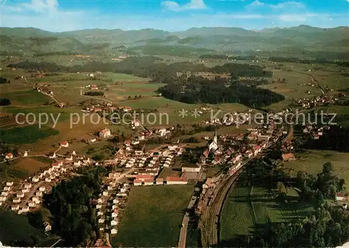 AK / Ansichtskarte Heimenkirch Allgaeu Fliegeraufnahme Heimenkirch