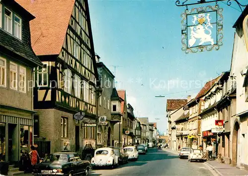 AK / Ansichtskarte Obernburg_Main Roemerstrasse Innenstadt Tuerschild Obernburg Main