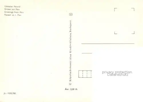 AK / Ansichtskarte Pecs  Pecs