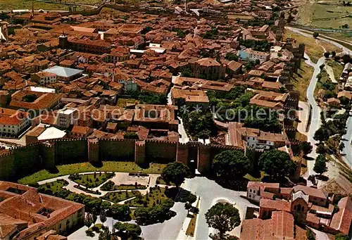 AK / Ansichtskarte Avila_Espana Fliegeraufnahme 