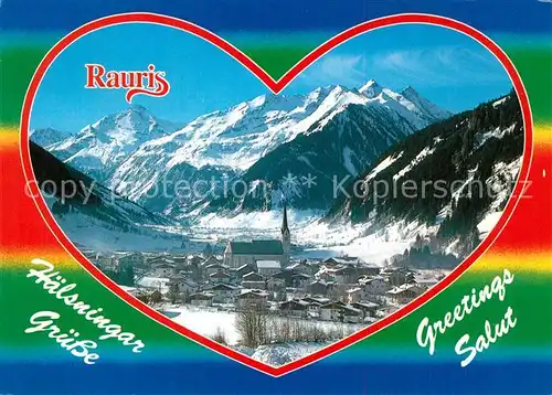 AK / Ansichtskarte Rauris mit Sonnblick  Rauris