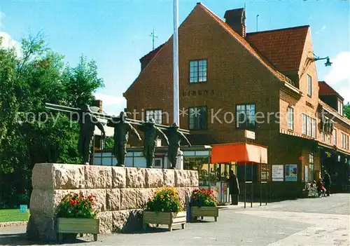 AK / Ansichtskarte Kiruna Rallarmonumentet Kiruna