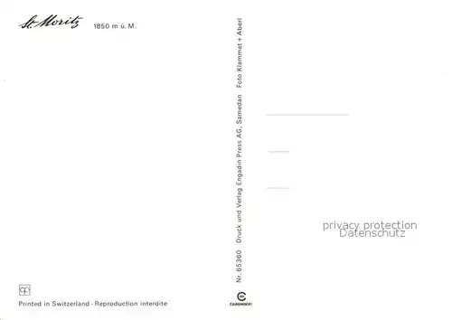 AK / Ansichtskarte St_Moritz_GR Fliegeraufnahme mit See St_Moritz_GR