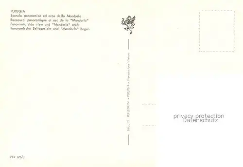 AK / Ansichtskarte Perugia Scorcio ed arco della Mandorla Perugia
