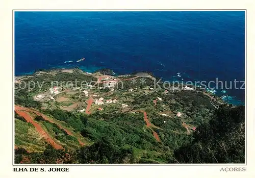 AK / Ansichtskarte Acores Fliegeraufnahme Ilha de S. Jorge Acores
