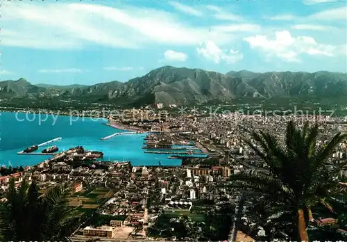 AK / Ansichtskarte Palermo_Sicilia mit Hafen Palermo_Sicilia