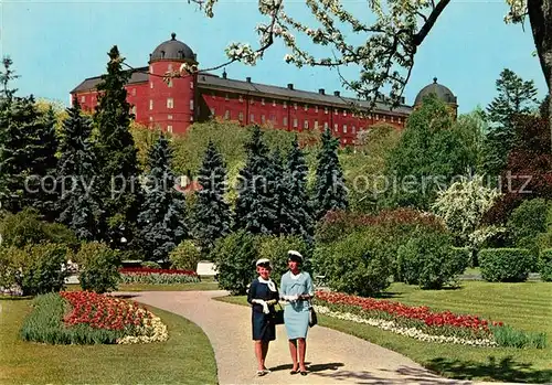 AK / Ansichtskarte Uppsala Slottet och Stadsr?dgarden Uppsala