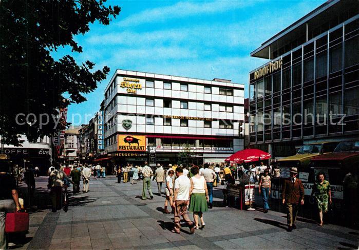 AK / Ansichtskarte Krefeld Innenstadt Fussgaengerzone