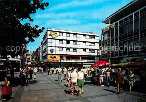 AK / Ansichtskarte Krefeld Innenstadt Fussgaengerzone Krefeld