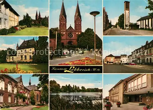 AK / Ansichtskarte Lobberich Stadtansichten Kirche Partie am Wasser Lobberich