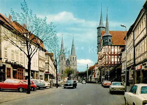 AK / Ansichtskarte Duderstadt Altstadt Fachwerkhaeuser Kirche Duderstadt
