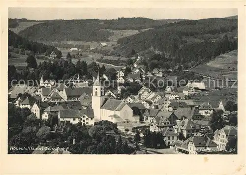 AK / Ansichtskarte Lenzkirch Panorama Hoehenluftkurort im Schwarzwald Lenzkirch