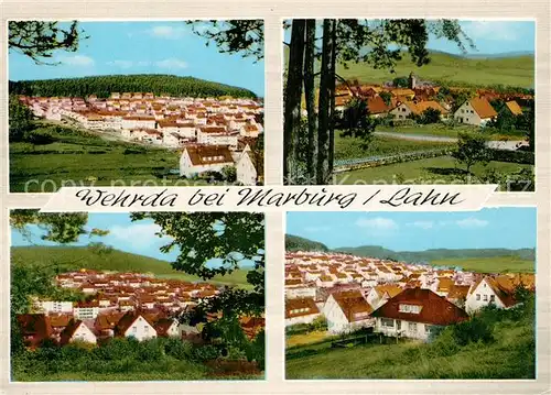 AK / Ansichtskarte Wehrda_Marburg_Lahn Panorama Wehrda_Marburg_Lahn