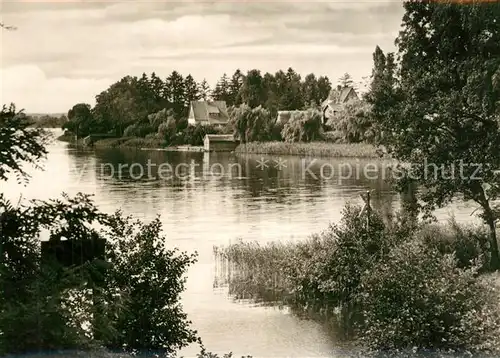 AK / Ansichtskarte Zechlinerhuette Uferpartie am Schlabornsee Zechlinerhuette