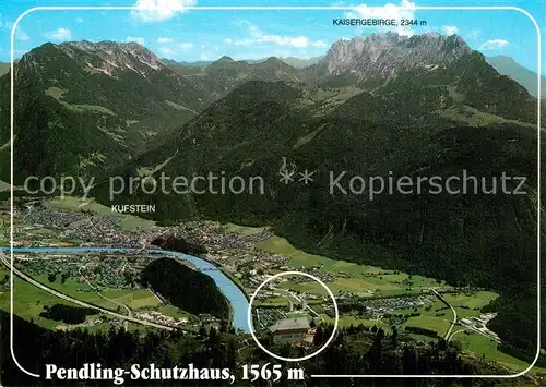 AK / Ansichtskarte Thiersee Fliegeraufnahme Pendling Schutzhaus Thiersee