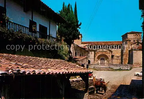 AK / Ansichtskarte Santillana_del_Mar La Colegiate  Santillana_del_Mar